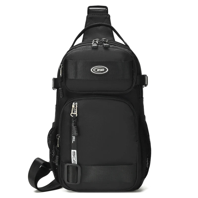 Crossbody/Sling med enkel axelrem, lätt och stor axelväska