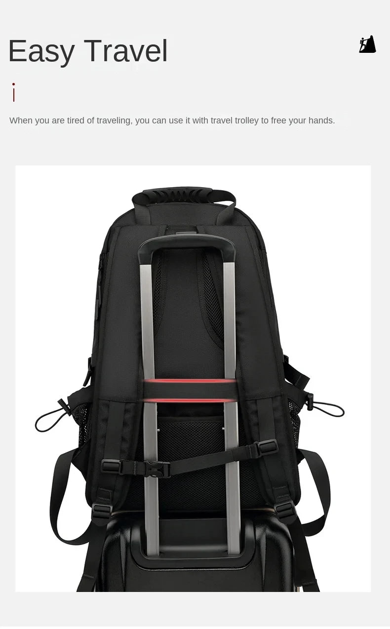 50L 60L 80L Travel Backpack for Women and Men Large Capacity Outdoor Waterproof Men's Business Trip Backpacks Women's Laptop Bag