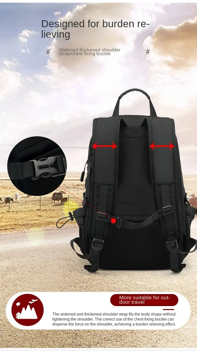 50L 60L 80L Travel Backpack for Women and Men Large Capacity Outdoor Waterproof Men's Business Trip Backpacks Women's Laptop Bag
