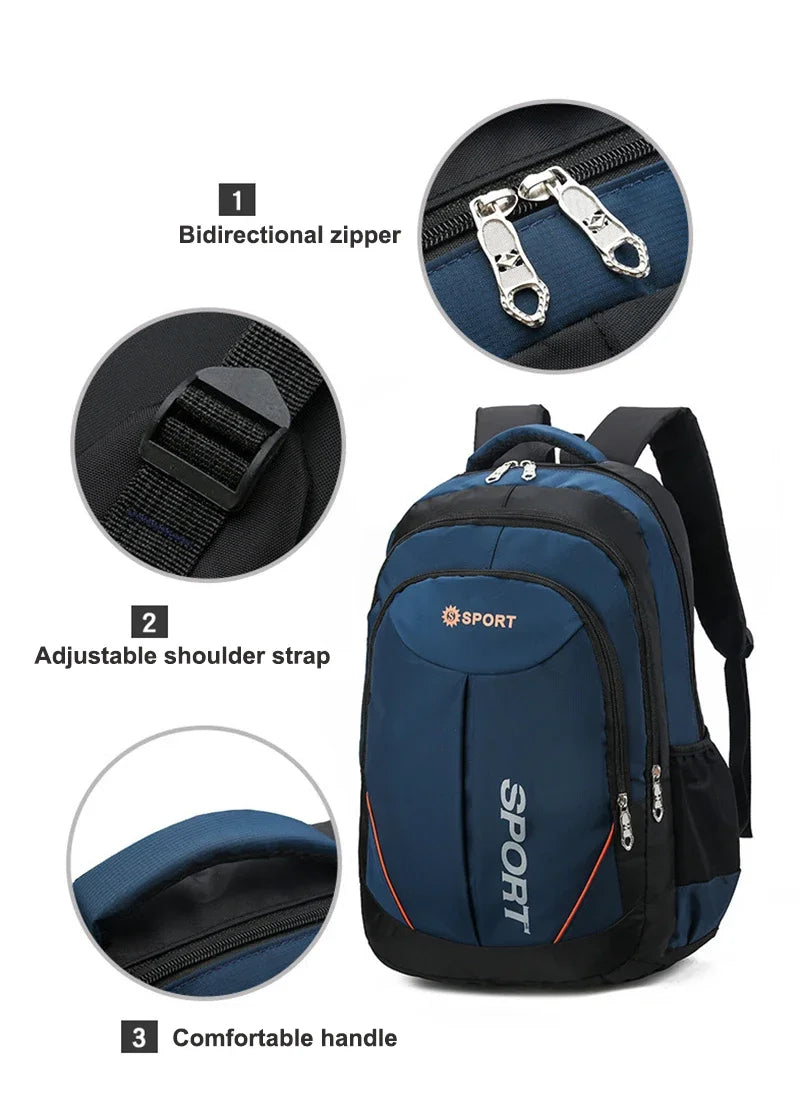 Backpack for Women and Men Fashion Large Capacity Boys Girls School Bag Waterproof Nylon Student Travel Backpacks Laptop Bags