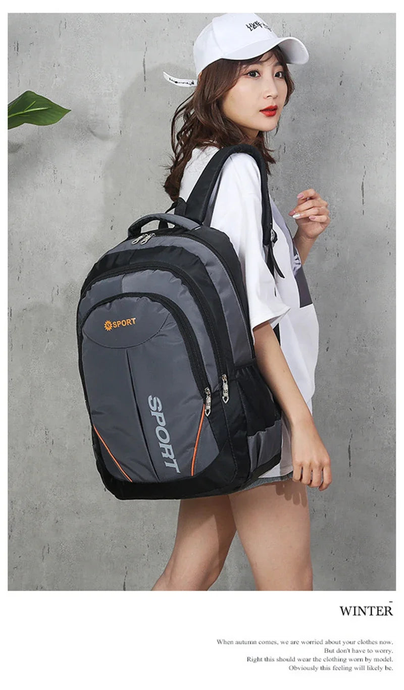 Backpack for Women and Men Fashion Large Capacity Boys Girls School Bag Waterproof Nylon Student Travel Backpacks Laptop Bags