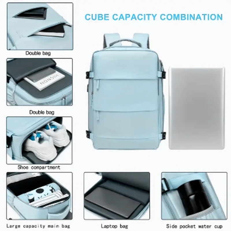 Ryanair Backpack 40x20x25 Cabin Bag Travel Backpack for Men Women Hand Luggage Leisure Laptop Backpack mochila para viaje cabin