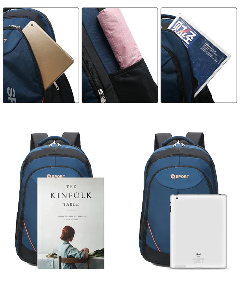 Backpack for Women and Men Fashion Large Capacity Boys Girls School Bag Waterproof Nylon Student Travel Backpacks Laptop Bags