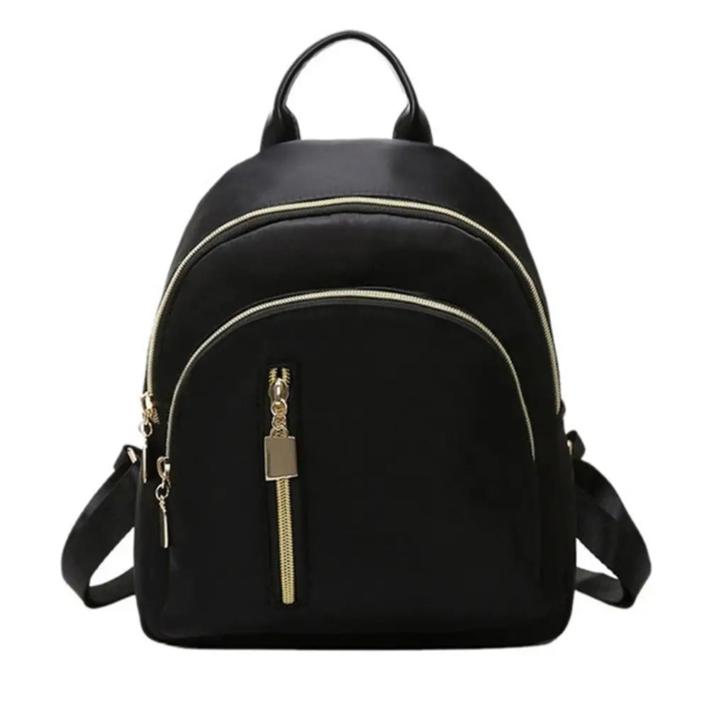 Women's Multi-Function Fashion Girl Oxford Daypack Travel Cute Mini Backpack Men Shoulder Bag Black Purse Hot