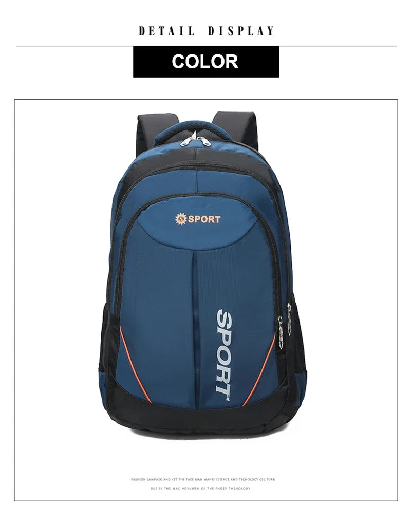 Backpack for Women and Men Fashion Large Capacity Boys Girls School Bag Waterproof Nylon Student Travel Backpacks Laptop Bags