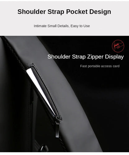 Ny Crossbody/Sling axelväska PU-läder stöldskyddande multifunktionell