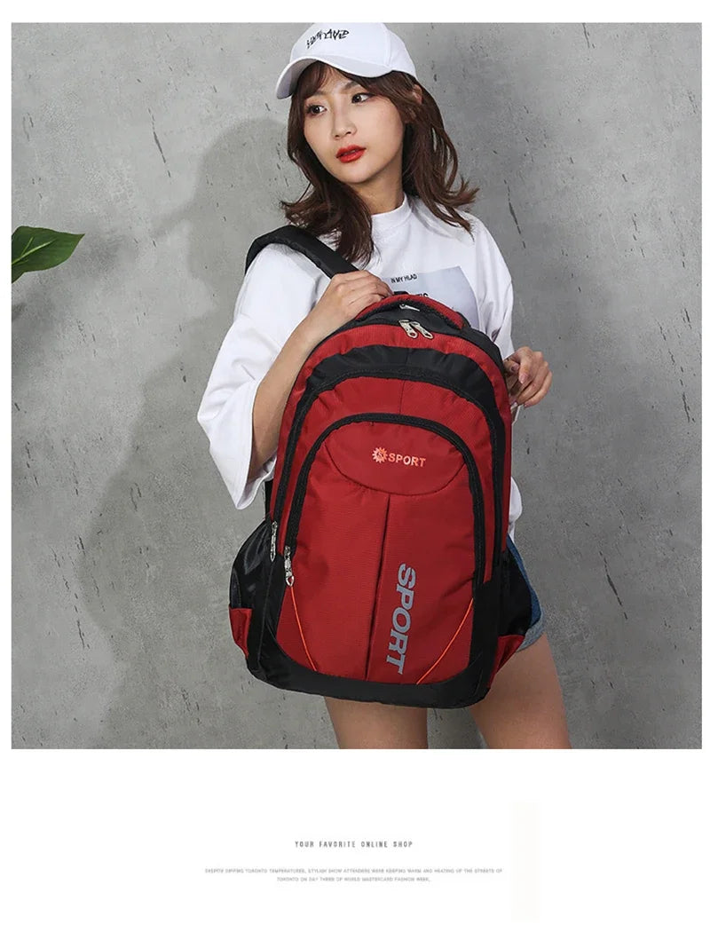 Backpack for Women and Men Fashion Large Capacity Boys Girls School Bag Waterproof Nylon Student Travel Backpacks Laptop Bags