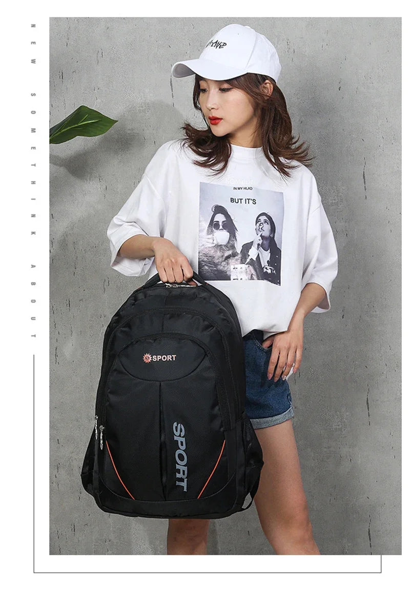 Backpack for Women and Men Fashion Large Capacity Boys Girls School Bag Waterproof Nylon Student Travel Backpacks Laptop Bags