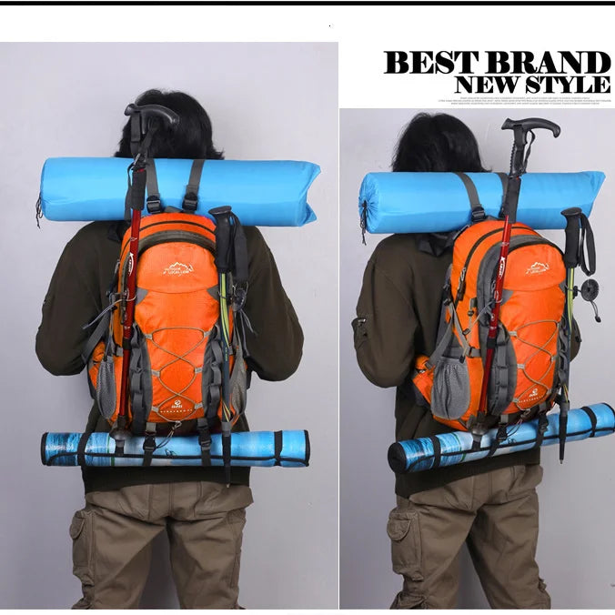 Hiking Storage Backpack Sturdy 40 liter Bag Travel Tactical Backpack Trekking Backpack Mountaineering Hiking Camping Backpack