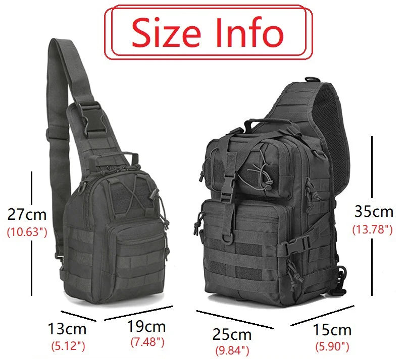 Travel Backpack Expandable Pack Crossbody Sling Bag Waterproof Rucksack Bag Outdoor Hiking Camping Pack Man Fitness Shoulder Bag
