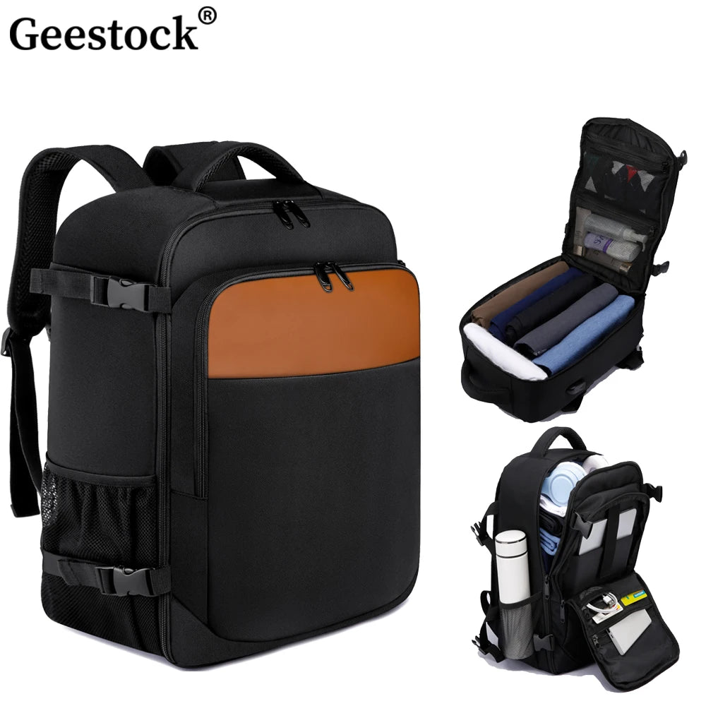 Geestock "Ryanair" 40x25x20 Flygplansryggsäck Multifunktionell Reseryggsäck  Kabinbagage Vattentät 14" Laptopryggsäck