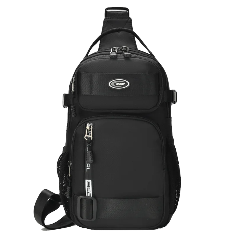 Crossbody/Sling med enkel axelrem, lätt och stor axelväska