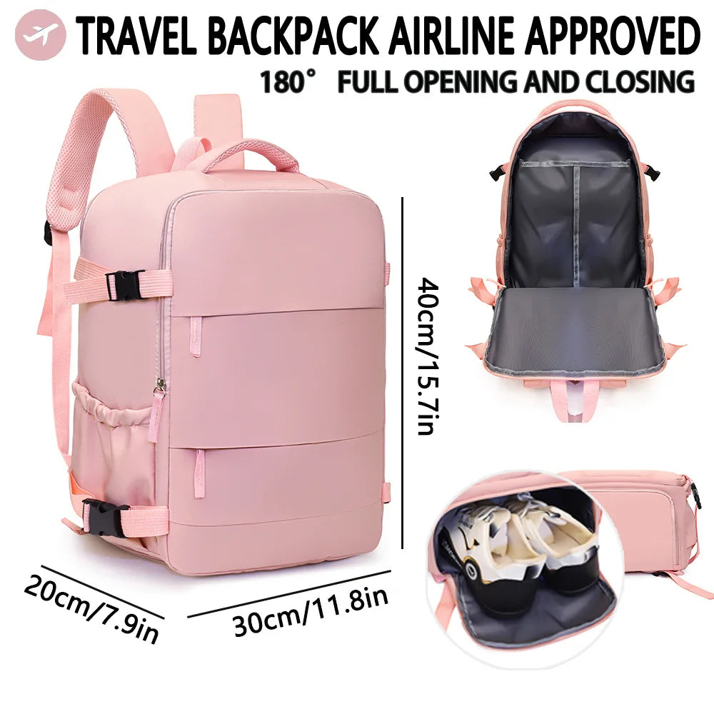 Travel Boarding Backpack Easyjet, Wiz Air Multi Functional, Large Capacity, Lightweight, Leisure Computer Bag, Short Distance